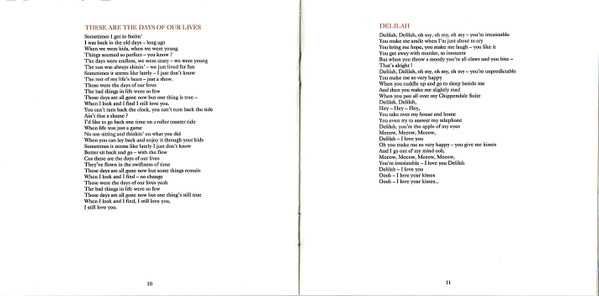 CD Queen - Innuendo - Limited Edition w 1991 Calendar