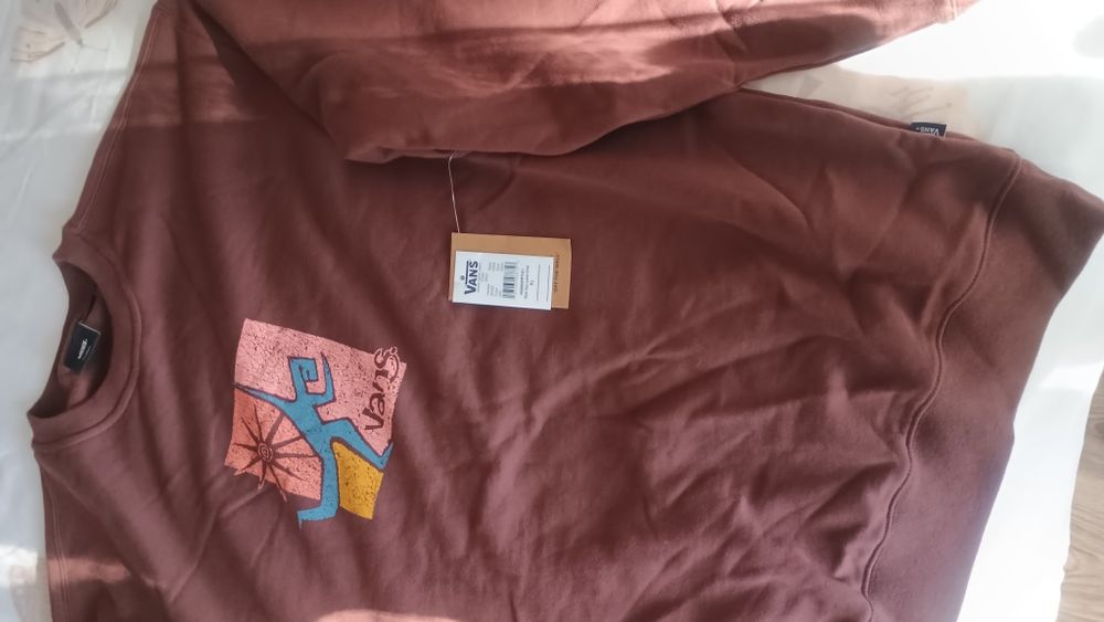 Vans Style Guy Loose Crew XL кафява блуза