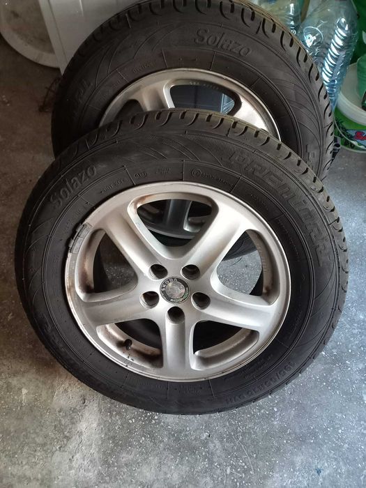 Jante aluminiu cu anvelope de vara skoda octavia 1