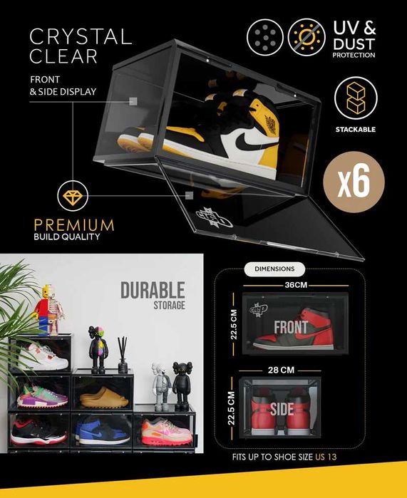 NEGOCIABLI!! Cutie de depozitare pentru incaltaminti CrepProtect