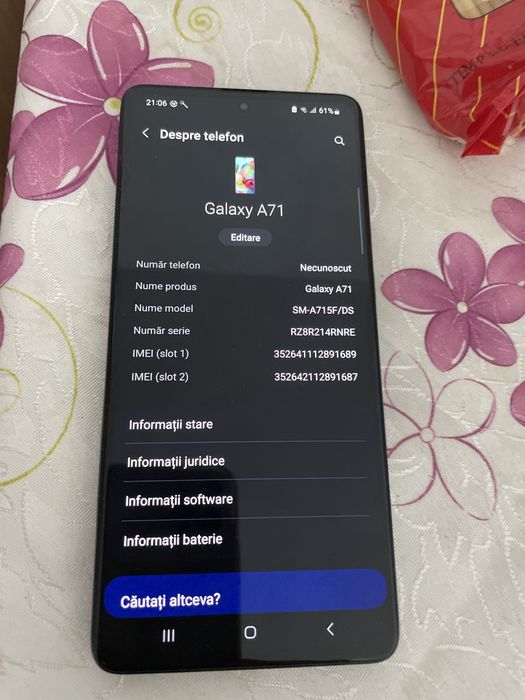 Samsung A71 de 128GB