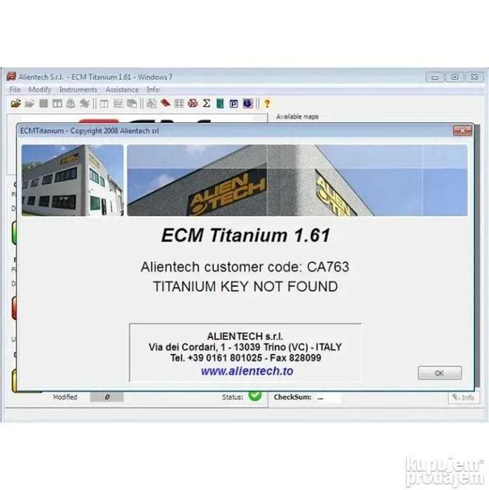 ECM Titanium 1.61 + Driver ECM 100.000+