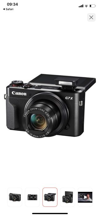 Canon PowerShot G7X Mark II черный