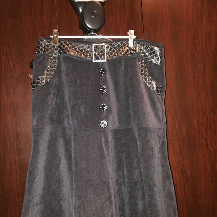 Юбка макси вельвет