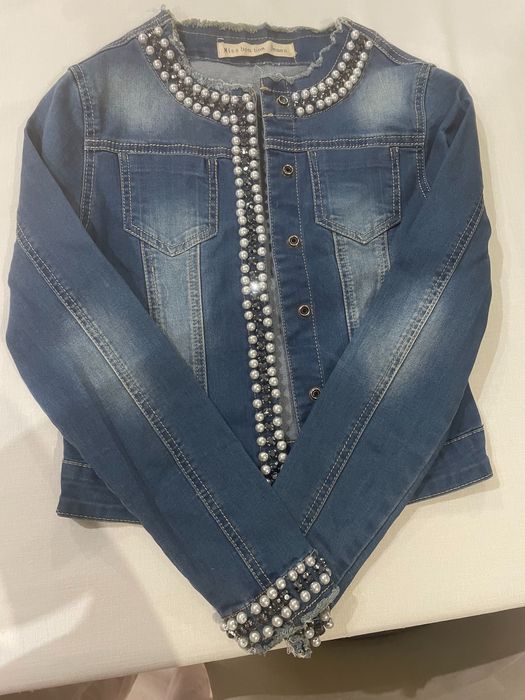 Дамско дънково яке