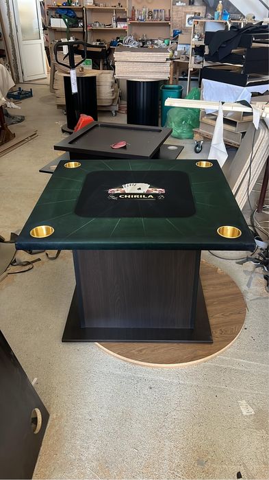 Masa de poker + remi customizata CustomTables.eu Bucuresti