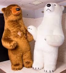 костюм мишки и горрилы