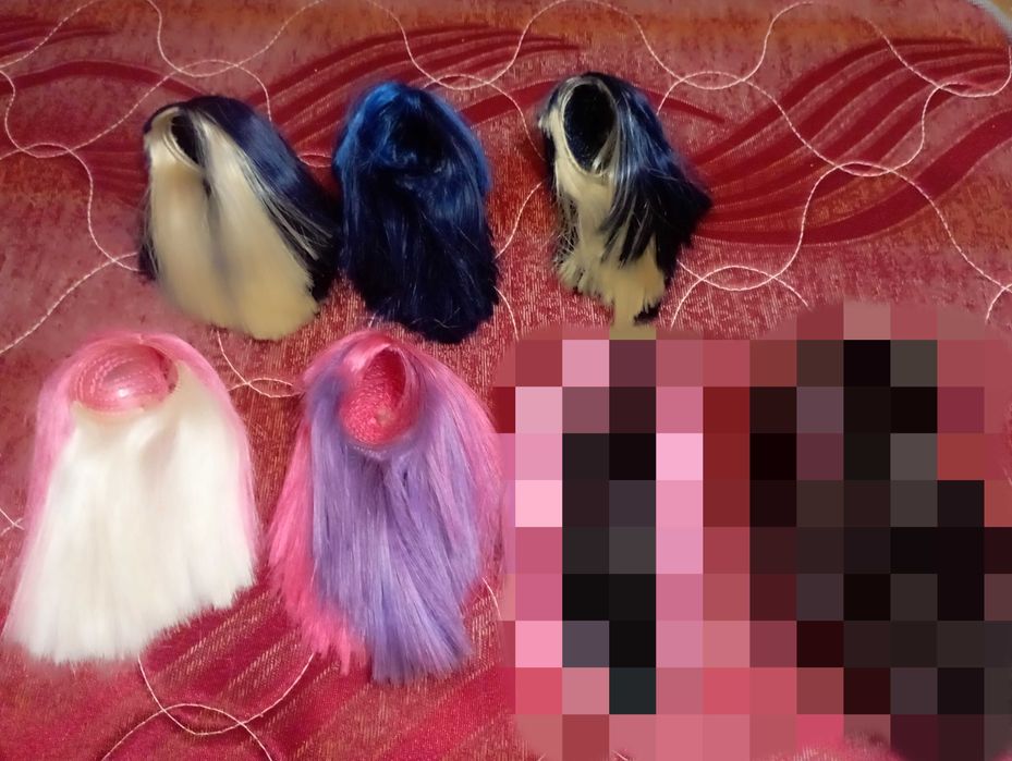 Парики от кукол Лив, оригиналы