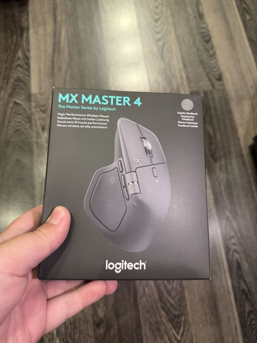 Logitech MX Master 4 - ЧИСТО НОВА !!!