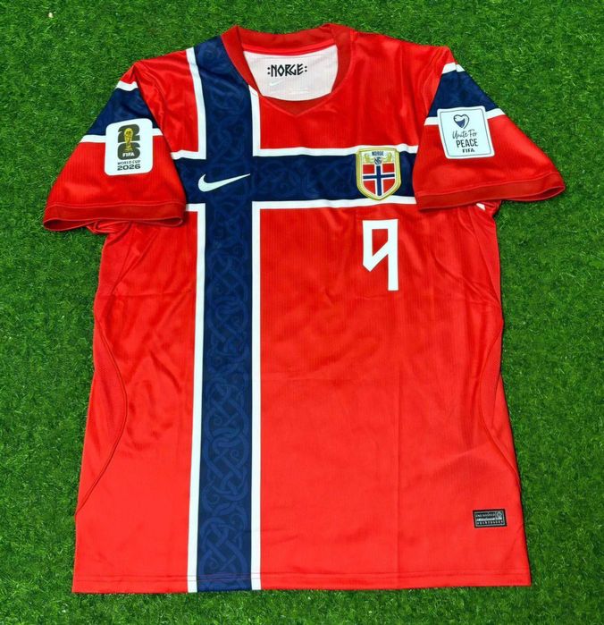 СВЕТОВНО 2026! Фланелки НОРВЕГИЯ / NORWAY Haaland - 2 модела! ПОРЪЧАЙ с ИМЕ и НОМЕР по ТВОЙ избор!