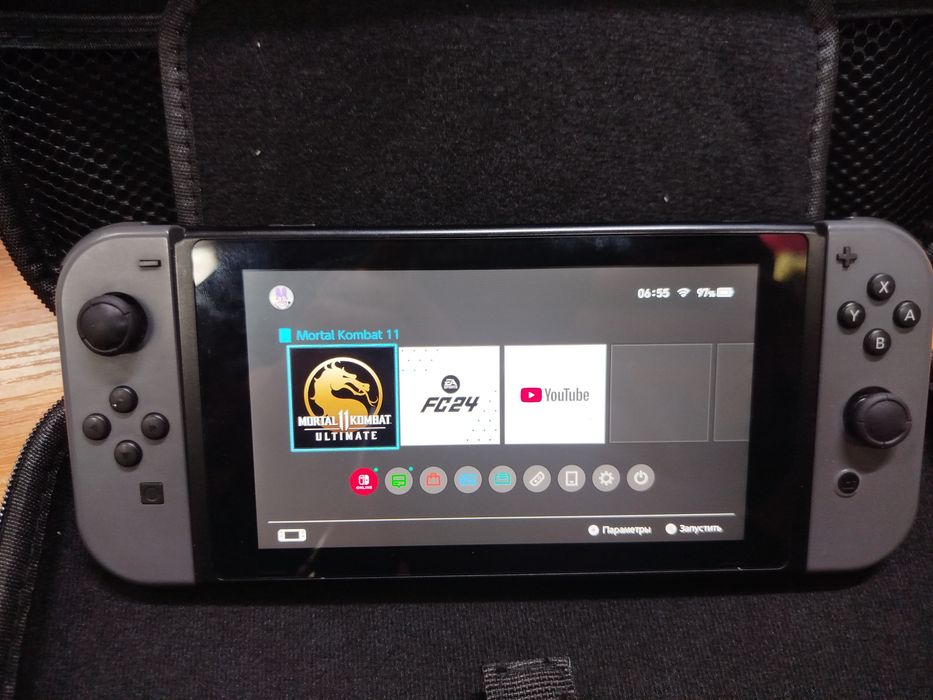 nintendo switch 2rev 32gb + пару игр