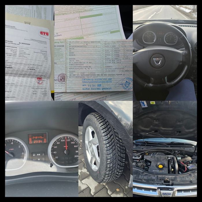 Dacia Duster Prestige 1.5dCi 2012 E5 Ac Piele jante  Import Germania