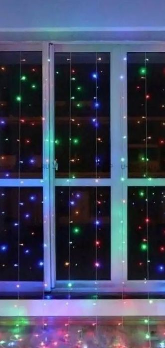 Гирлянда занавес