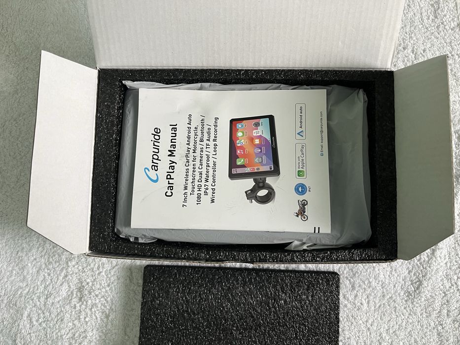Carpuride W712D navigatie Moto-Auto CarPlay IOS/Android camere NOU