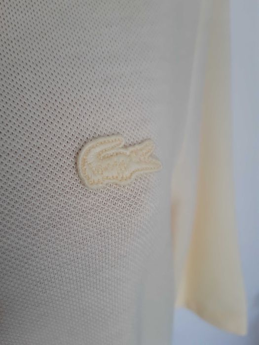 Lacoste tricou polo  , slim fit marimea M culoare galbena, pique