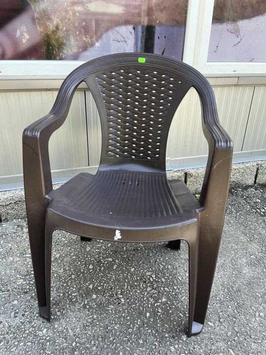 Столове градински, пластмасови ратан, без подлакътник, маси, стол