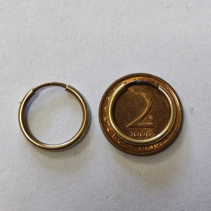 Златни обеци 1.02гр.