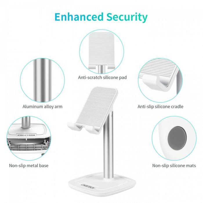 Suport reglabil pe inaltime si inclinatie pentru smartphone/ tableta