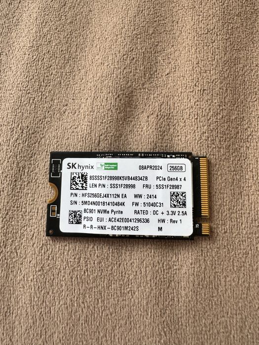 Продам SSD 256 гб
