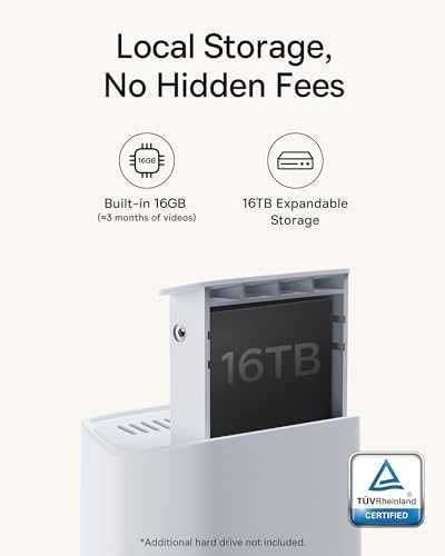 Нова Baseus N1 Безжична Външна Камера IP67 210 Дни Батерия Охрана дом