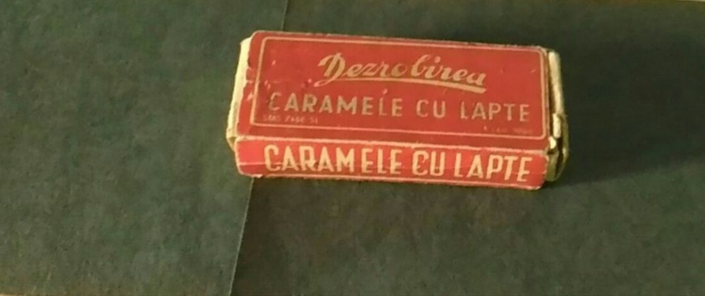 Cutie caramele cu lapte Dezrobirea