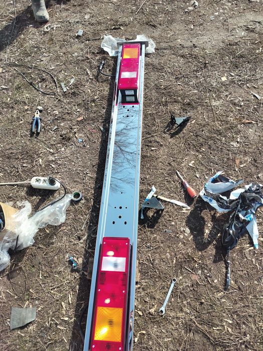 Хром брус на газель