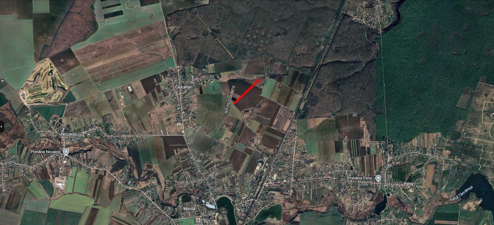 Vânzare 2 Terenuri Extravilan Periș–Cocioc, Ilfov