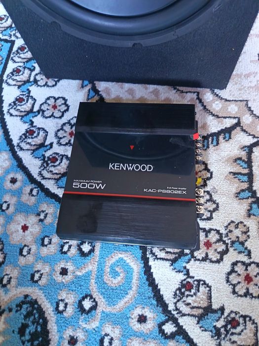 Sambufer JBL 1200 watt. Usilitel Kenwood 500 watt