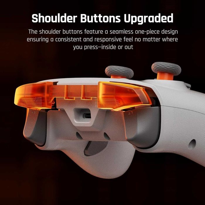 Controler gaming wireless Bigbigwon Aether Tri-Mode efect Hall,sigilat