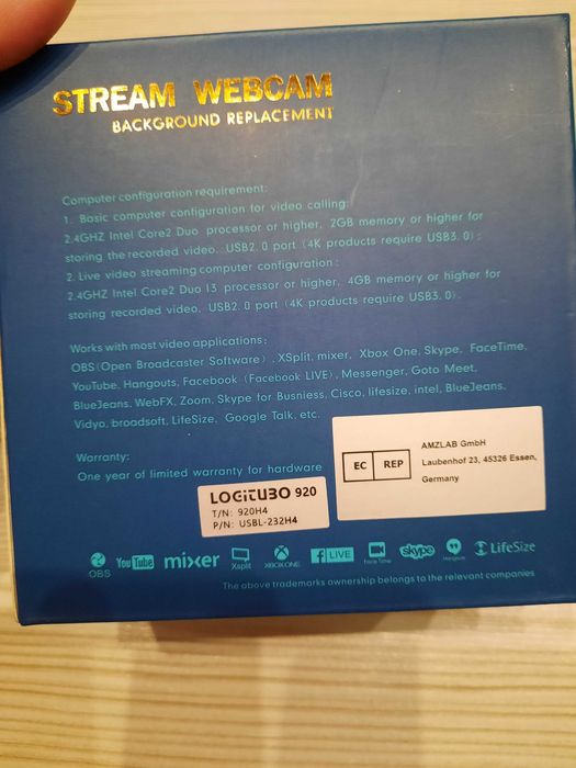 камера stream webcam background replacement0⁰00