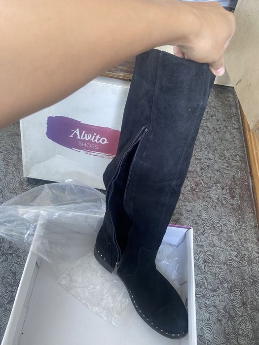 Замшевые сапоги осень весна