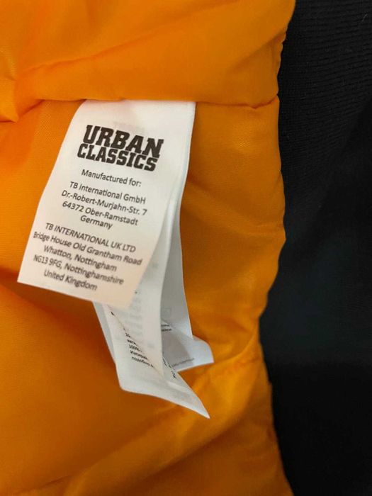 Jacheta barbati Urban Classics Basic Bomber, negru, M