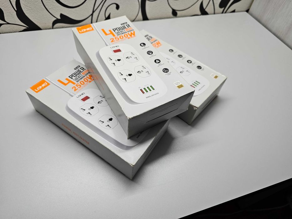 ПРОДАМ Сетевой фильтр Удлинитель LDNIO SC4407 (4xUSB порта/4x Розетки)