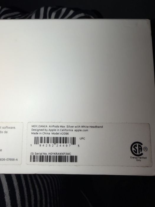 airpods max оригинал белый цвет
