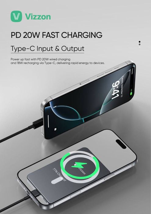 Power bank orginal VIZZON (повер банк)