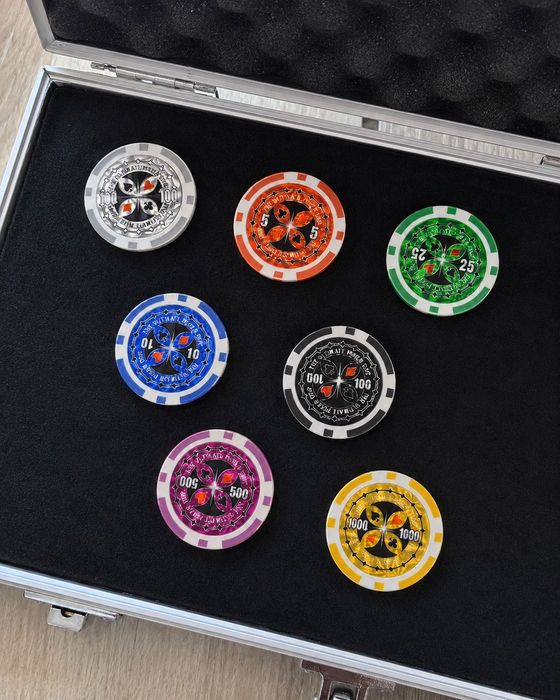 Set complet de poker Texas Hold’em de 500 jetoane