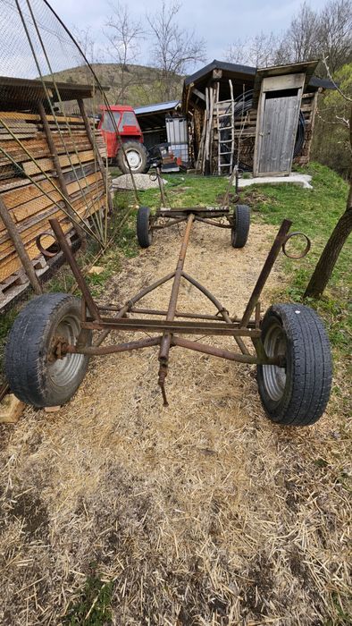 Ștraf/remorca după tractor/cal