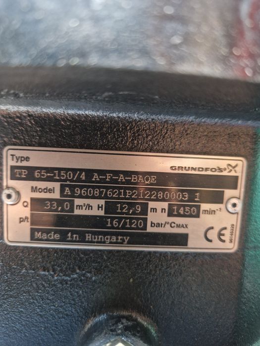 Насос центробежный Grundfos TP 65-150/4