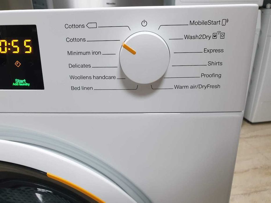 UK - Wi-Fi - Miele T1 Series Black & White Сушилня с Термопомпа Миеле 12м Гаранция