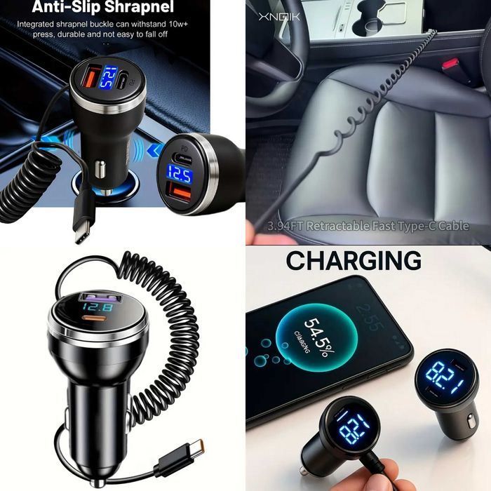 бързо зарядно 12V-24V за телефон за кола-камион-бус-ван-мини ван-джип