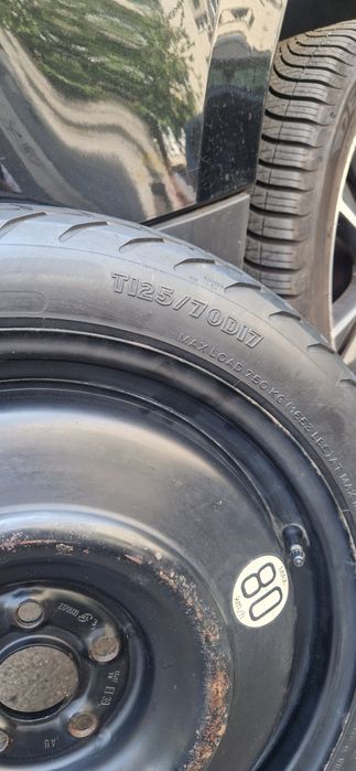 Roata de rezerva slim 5 x 114.3 ,T27 T145/70/D17