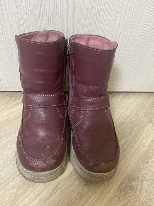 Сапожки детские кожанные