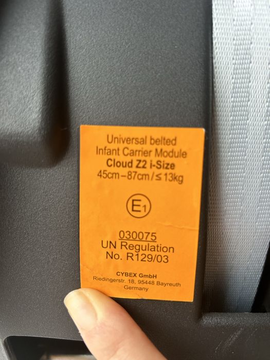 Scoica auto Cybex Platinum - Cloud Z i-Size