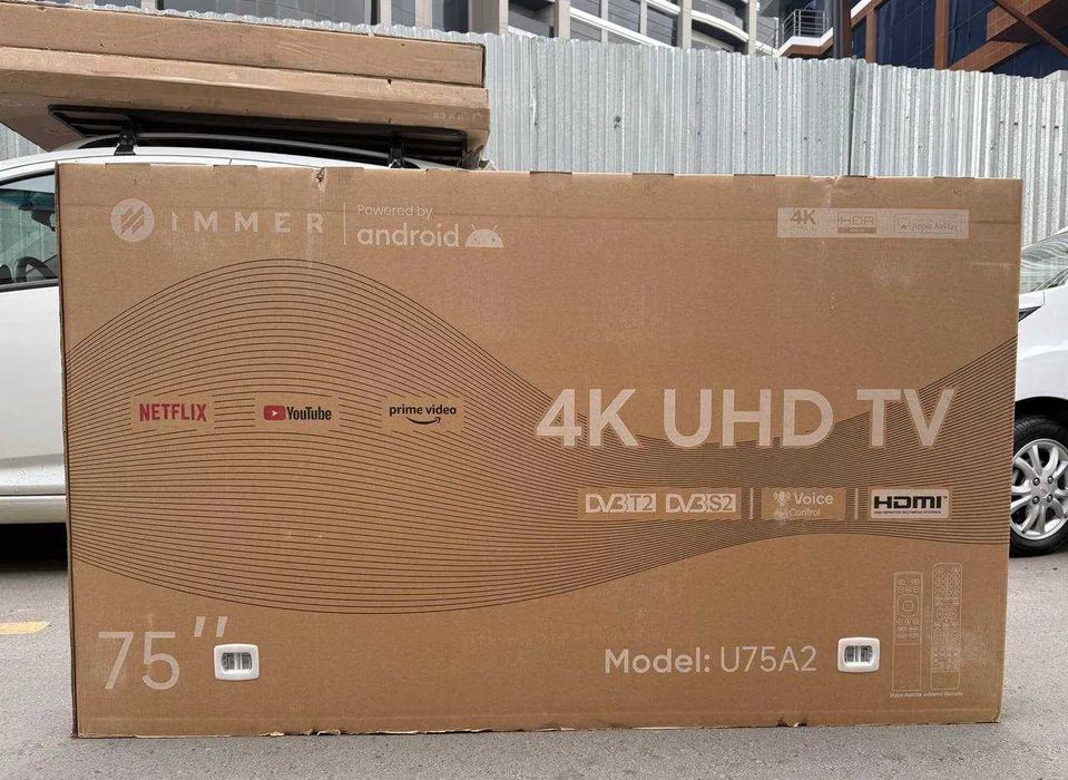 Телевизор immer 32/98 4k в наличие есть новый оригинал есть доставка