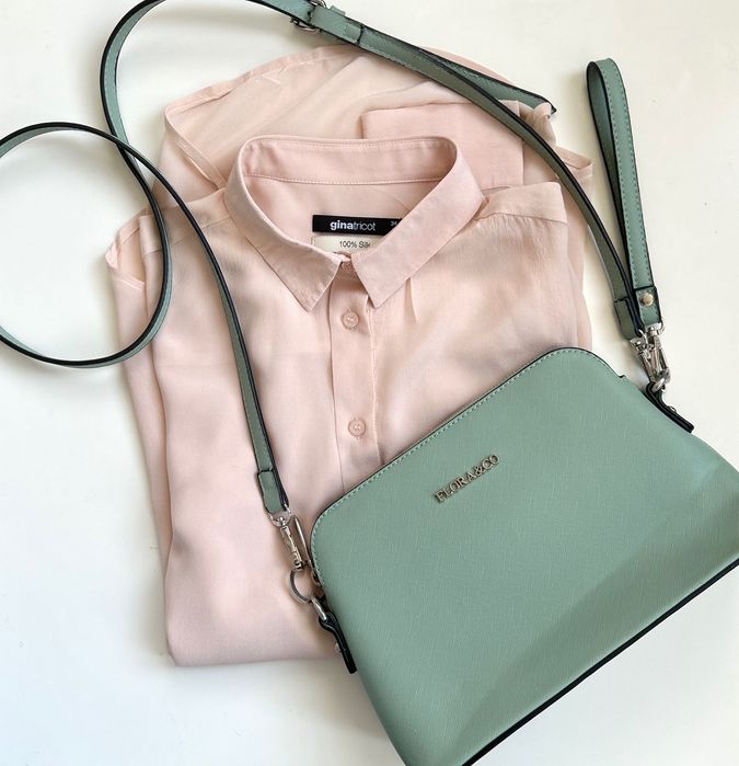 Нежна копринена риза Gina Tricot 100% silk