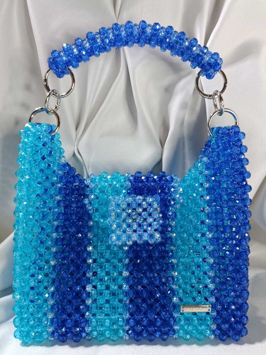 Эффектная сумочка из бусин handmade