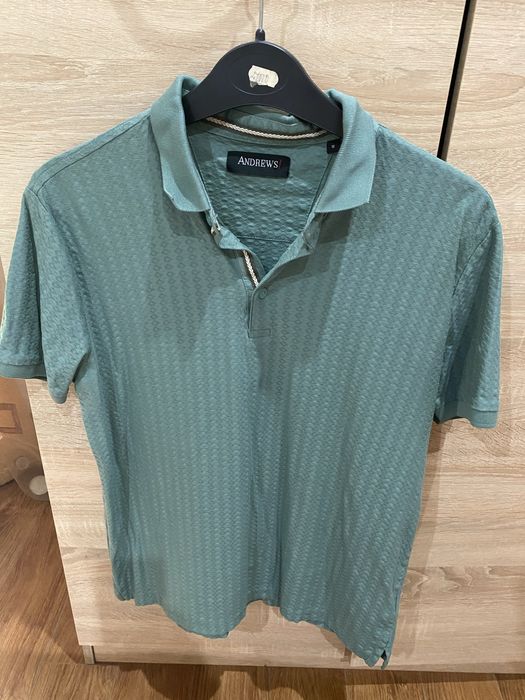 Мъжка тениска с яка Andrews