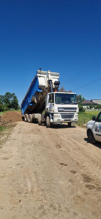 Vand / Scimb cu Buldoexcavator Autobasculanta 8x4 Daf Cf 85,
 2007 Euro 5