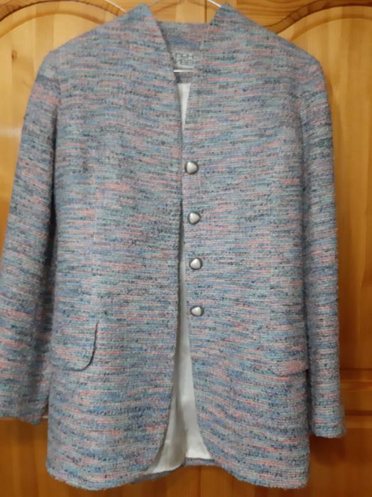 Сако "CHANEL" с Декорации в красив Меланж! НОВО ! Бонус Пола!