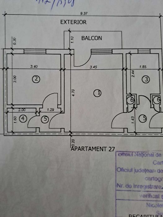 Proprietar Vand apartament 2 camere, zona centrala Radu Negru